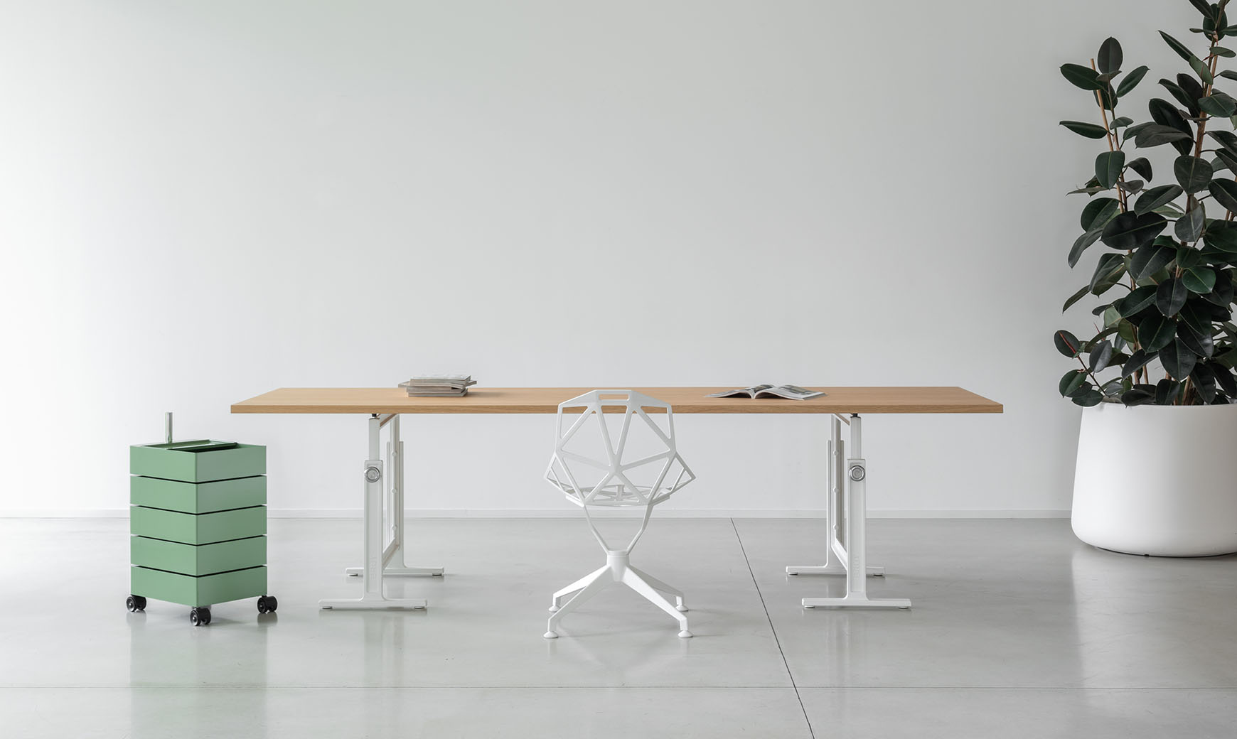 Magis Brut Trestles Table