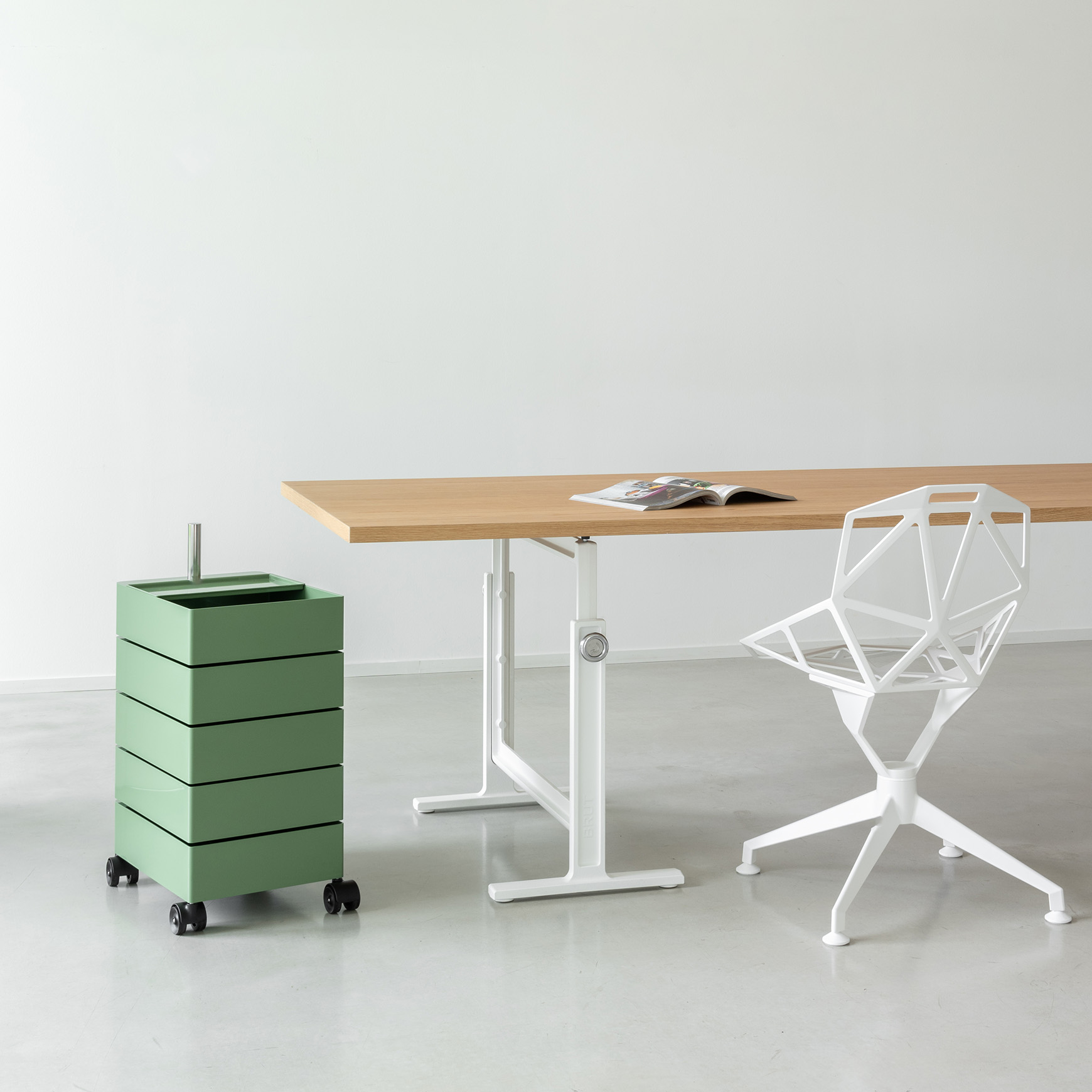 Magis Brut Trestles Table