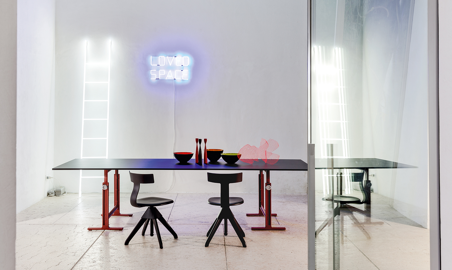 Magis Brut Trestles Table