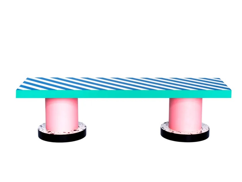 Seletti Superbench Blue Stripes