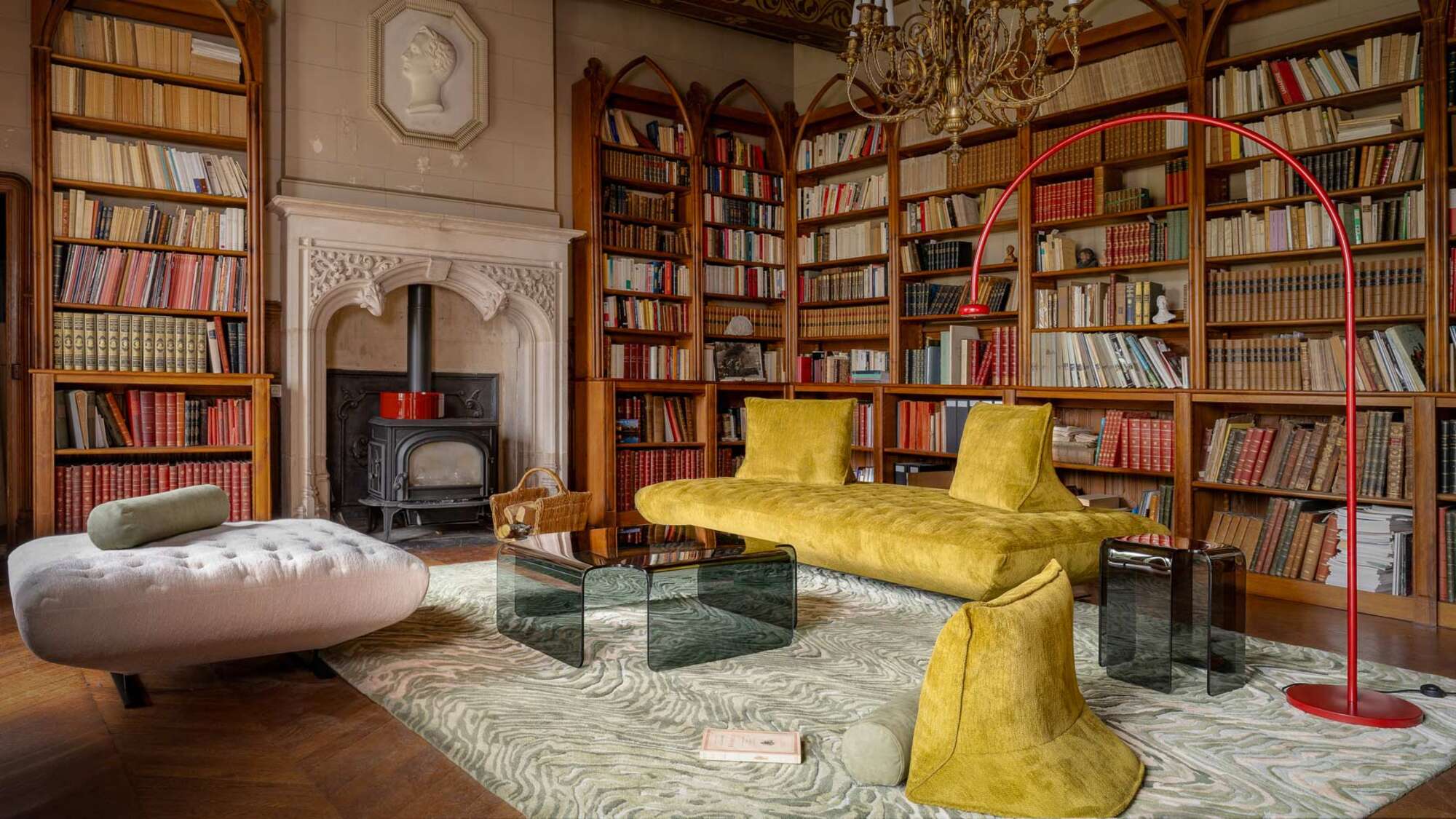 Ligne Roset Prado 2 Footstool - Quilted Version