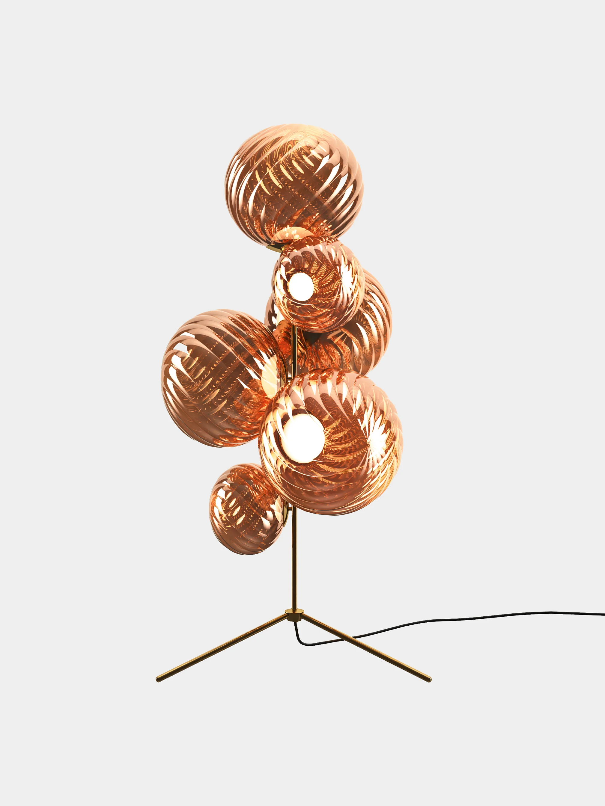Tom Dixon Whirl Floor Chandelier Led