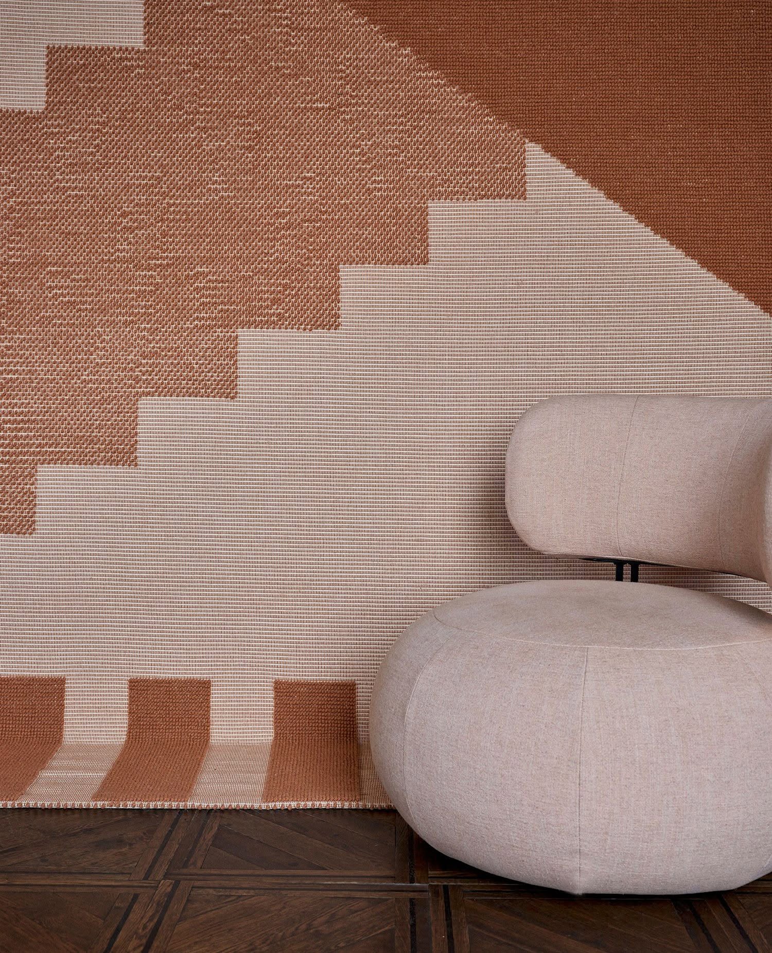Saba Cime Carpet Earth Red