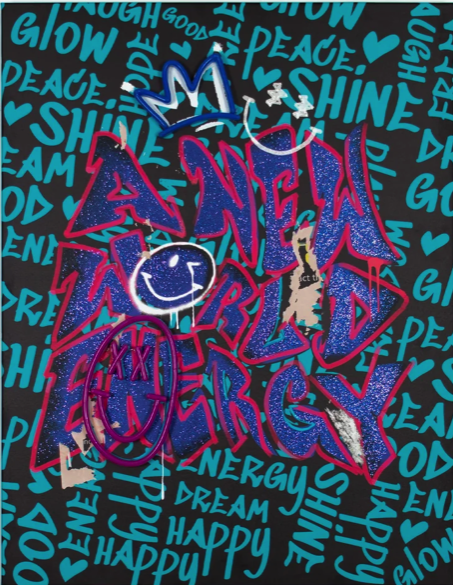 Smiley New World Energy Led Canvas