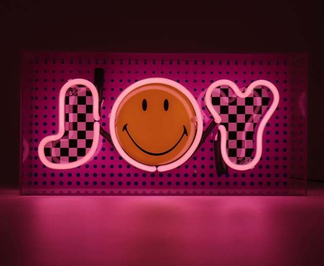 Joy Pink The Original Smiley Plexi Neon