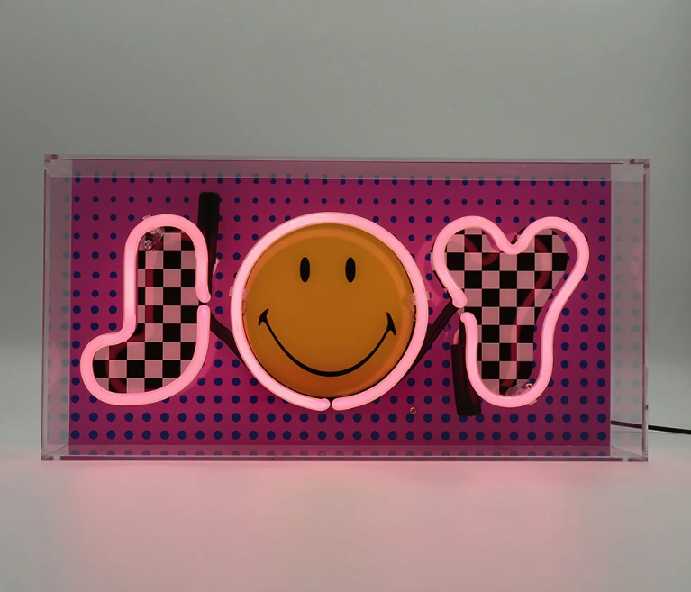 Joy Pink The Original Smiley Plexi Neon