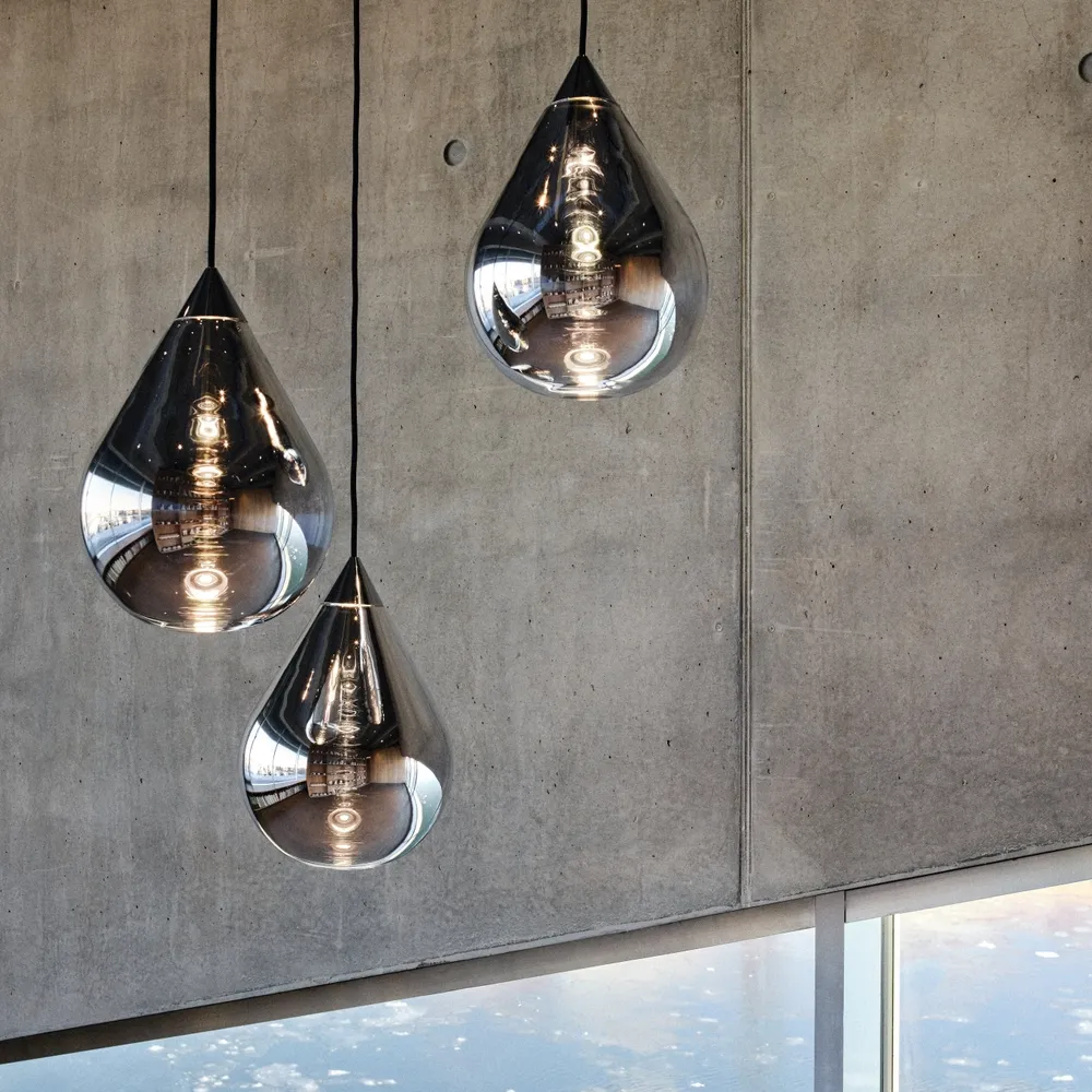 Tom Dixon Flare Silver Pendant Led