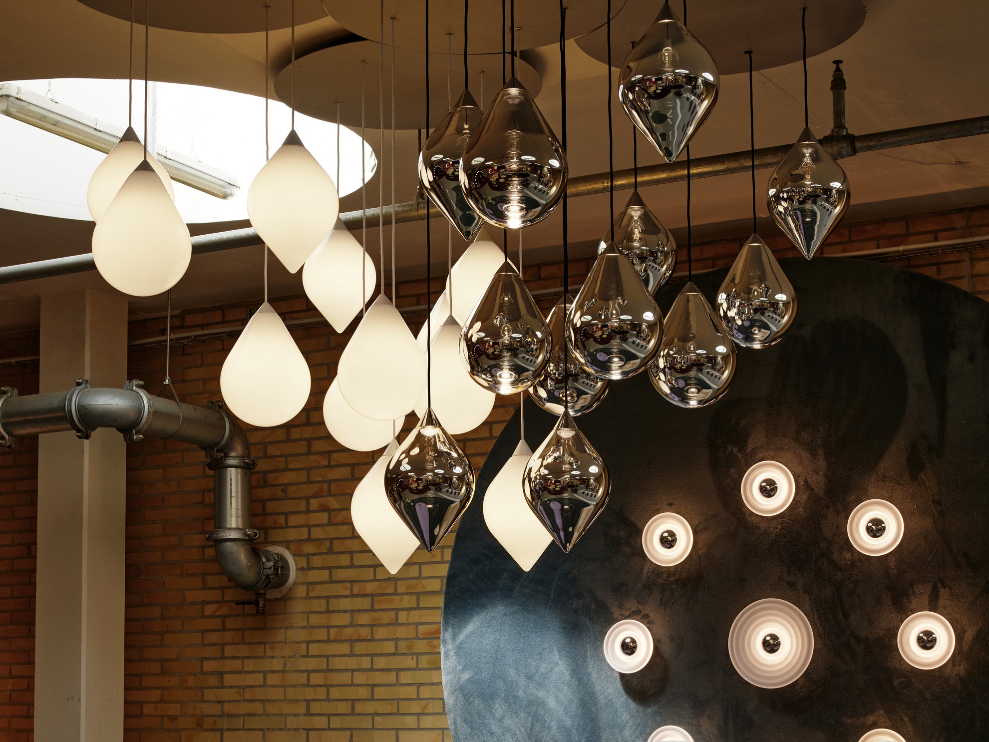 Tom Dixon Flare Opal Pendant ES