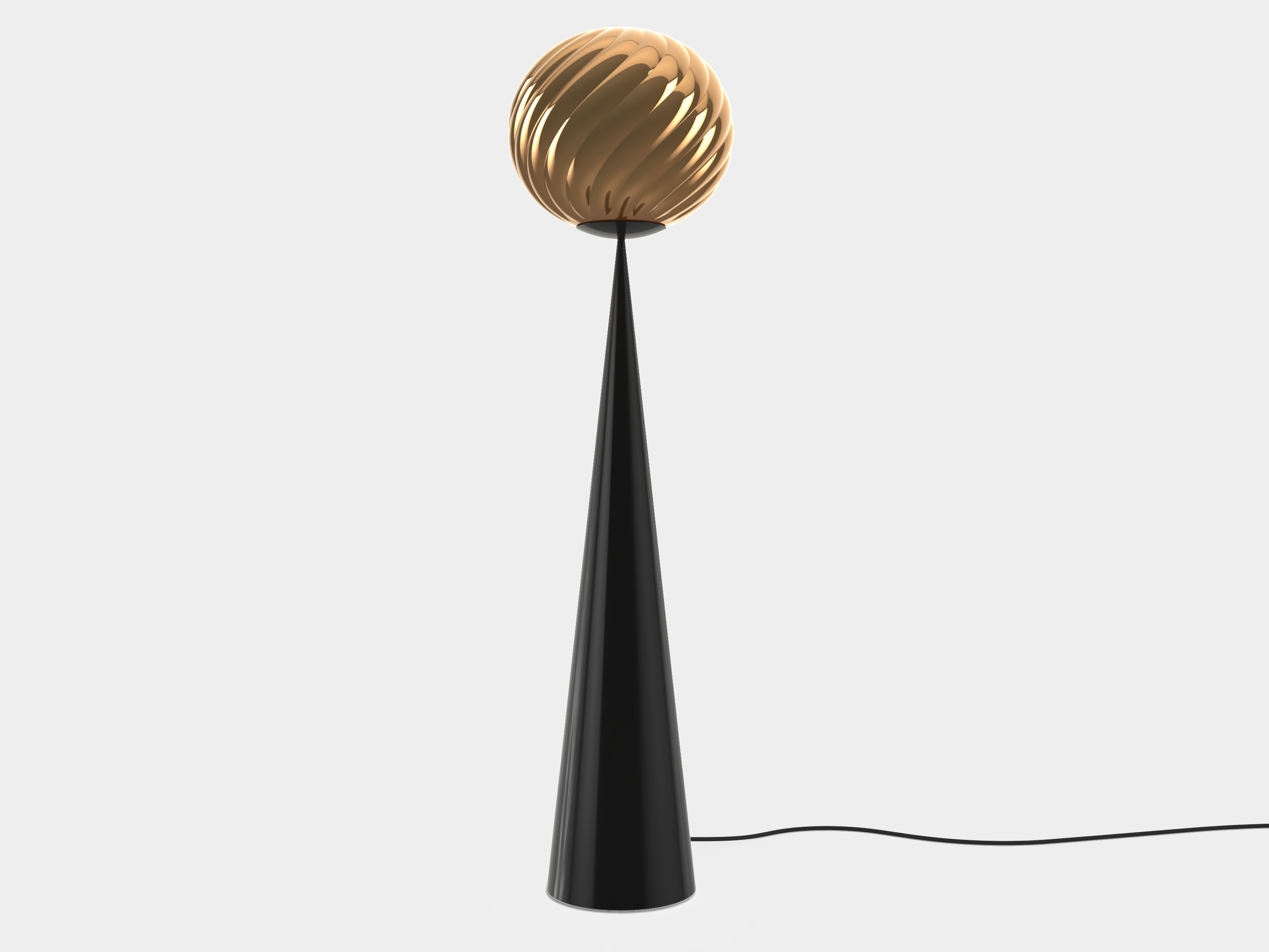 Tom Dixon Whirl Cone Fat Floor Led