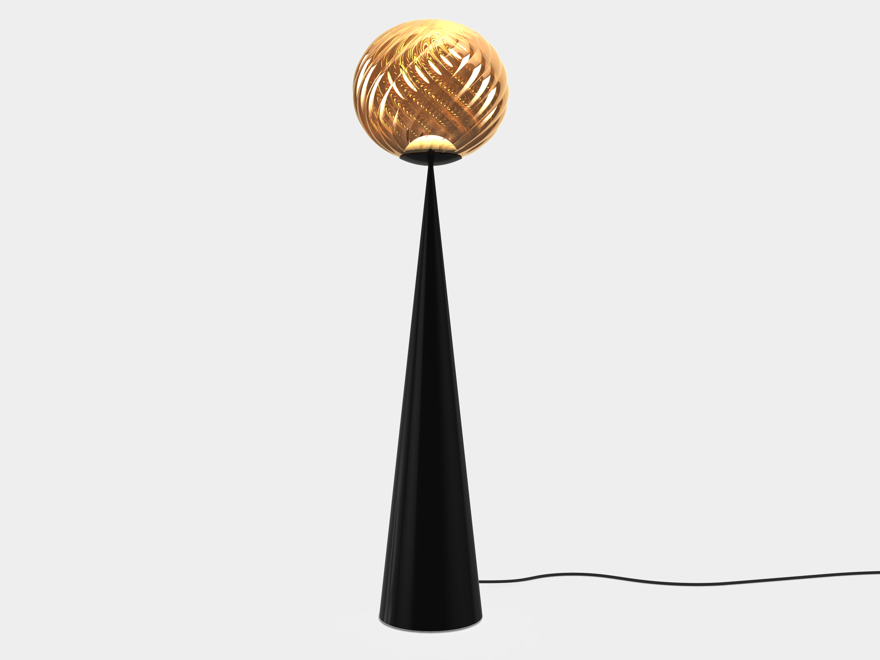 Tom Dixon Whirl Cone Fat Floor Led