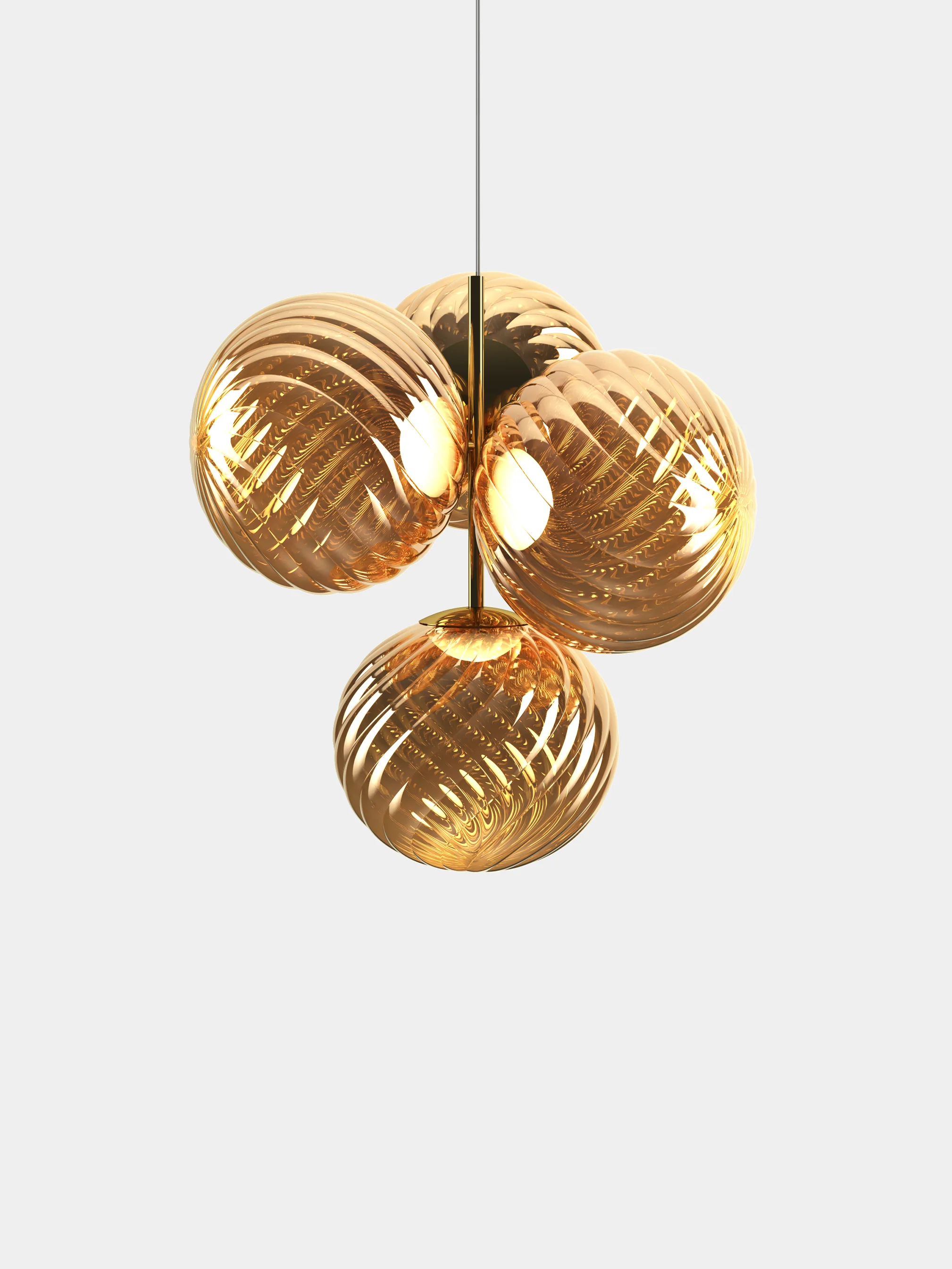 Tom Dixon Whirl Small Chandelier Led