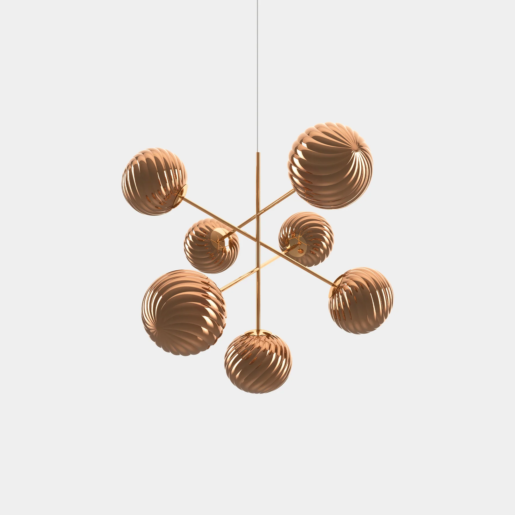 Tom Dixon Whirl Large Chandelier Led