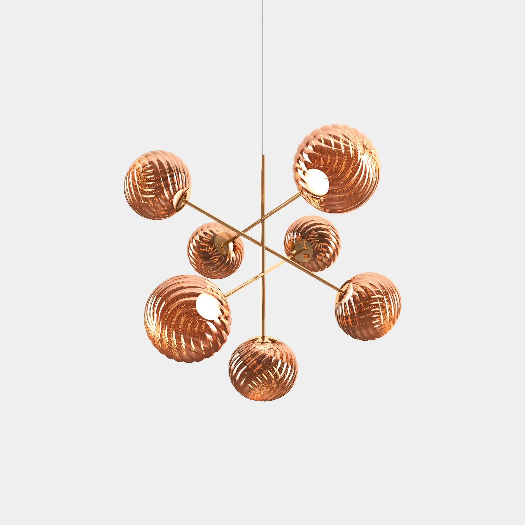 Tom Dixon Whirl Large Chandelier Led