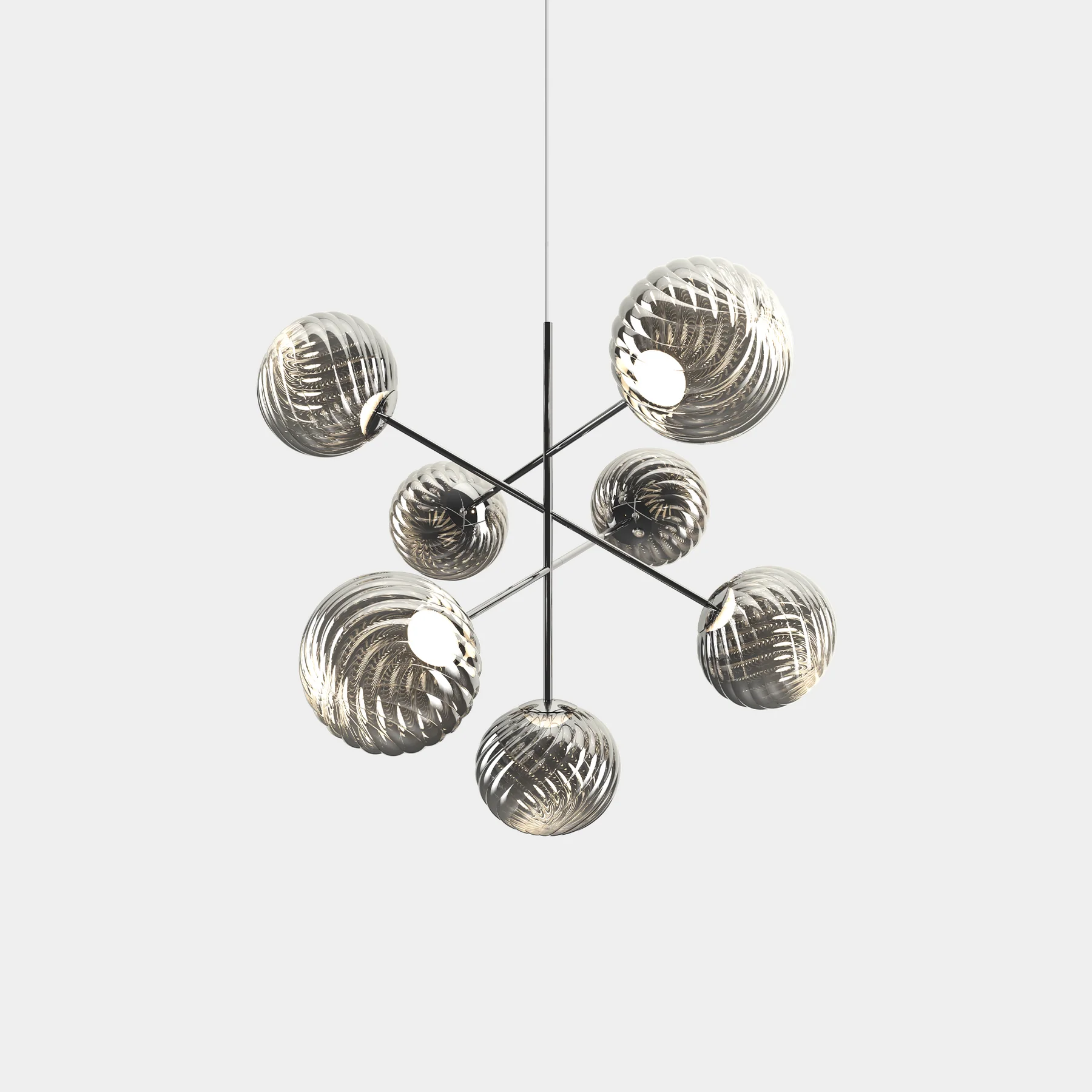 Tom Dixon Whirl Large Chandelier Led