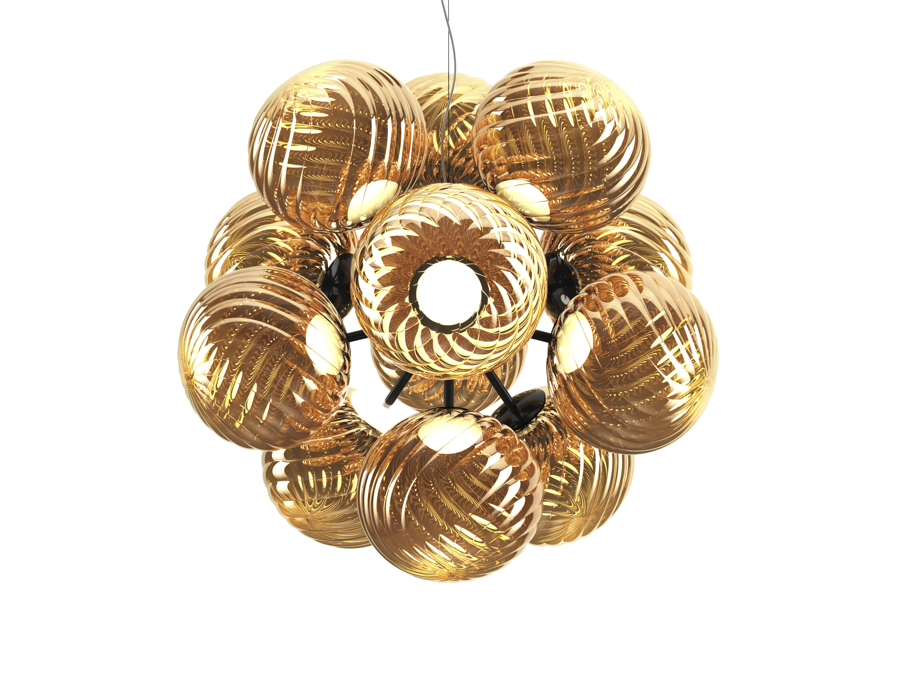 Tom Dixon Whirl Burst Chandelier Led