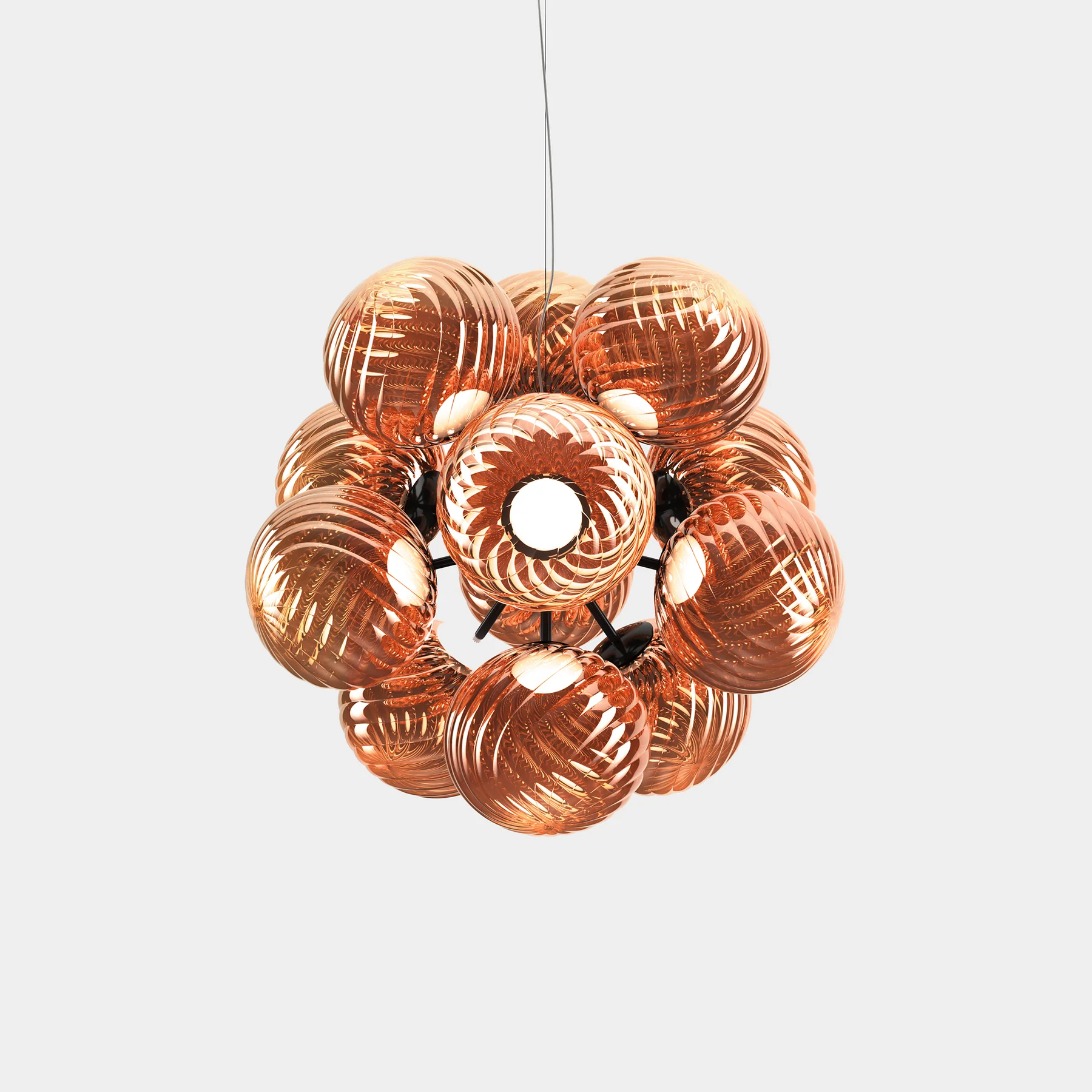 Tom Dixon Whirl Burst Chandelier Led