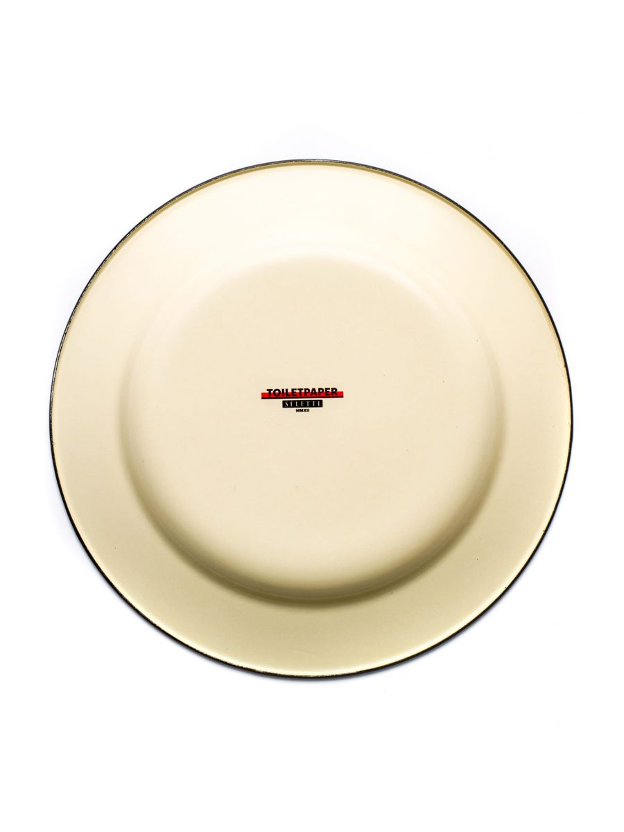 Seletti Toiletpaper Enamel Plate I love you