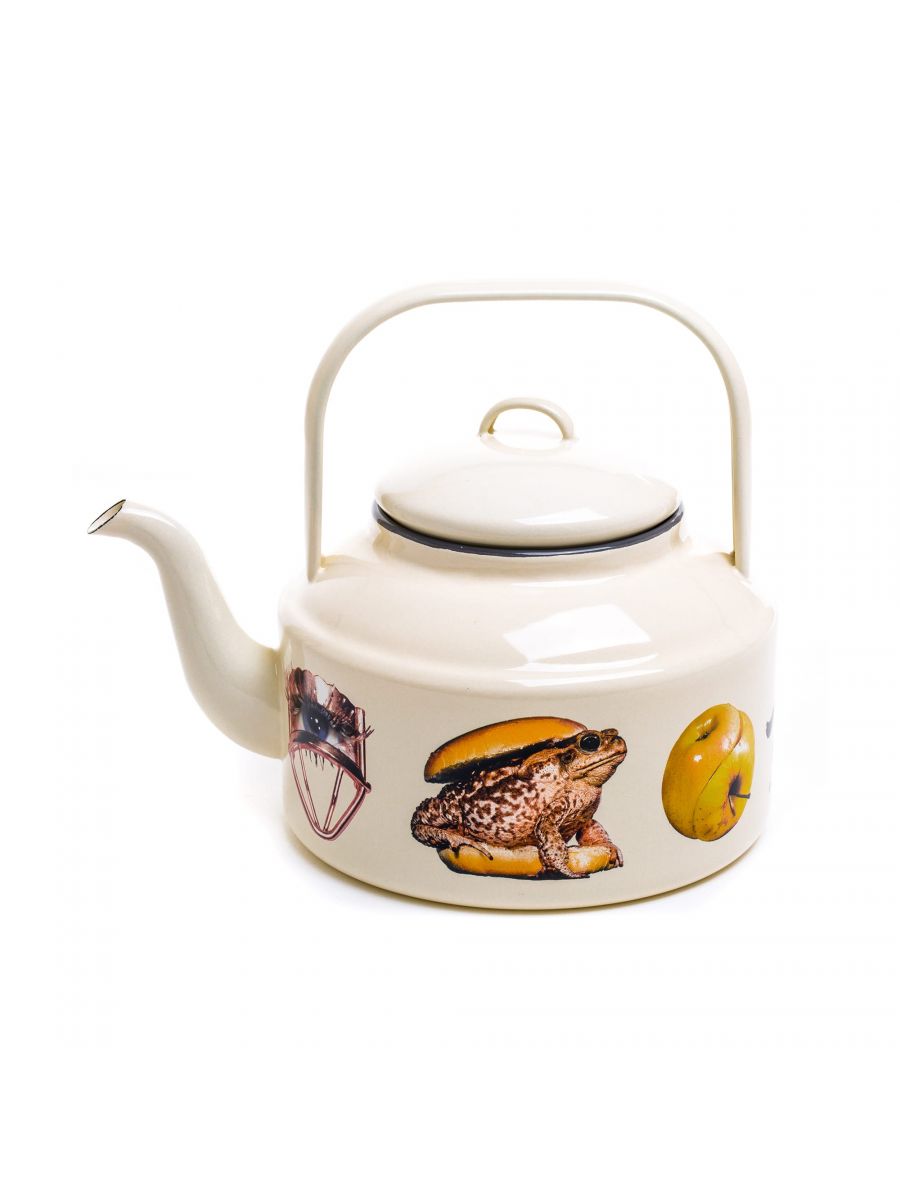 Loveit Seletti Toiletpaper Enamel Teapot Beige