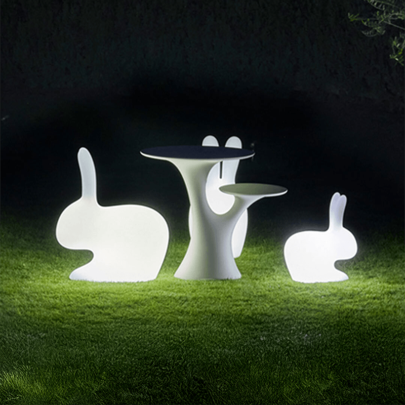 Qeeboo Rabbit Rechargeable Lamp Small