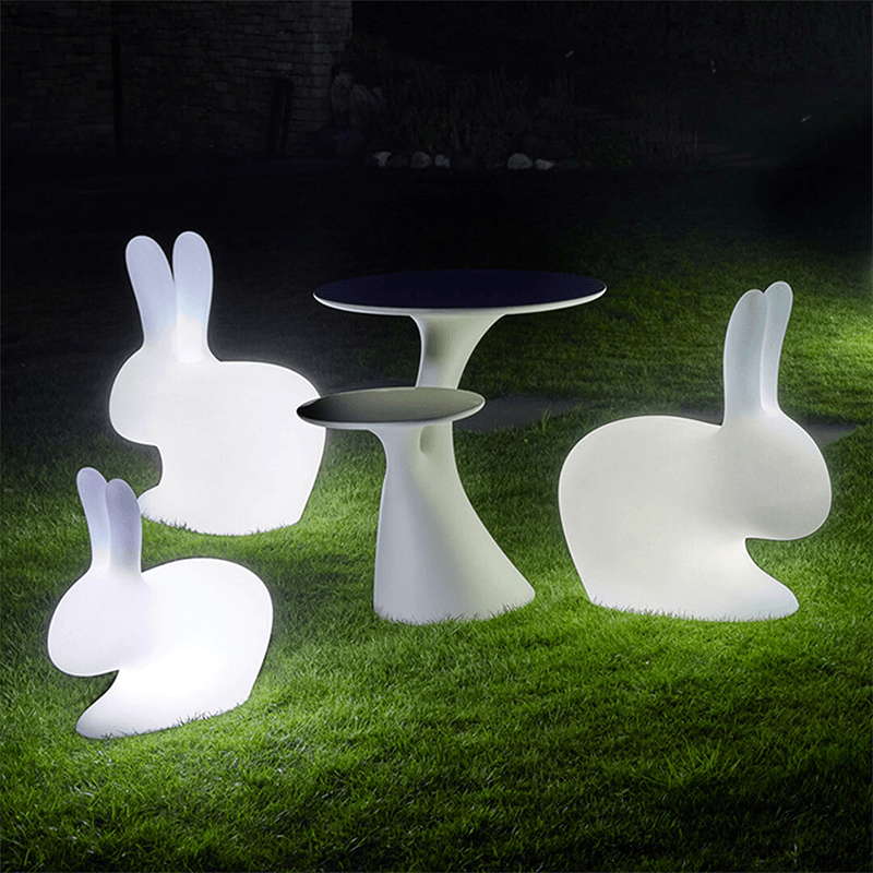 Qeeboo Rabbit Rechargeable Lamp Small