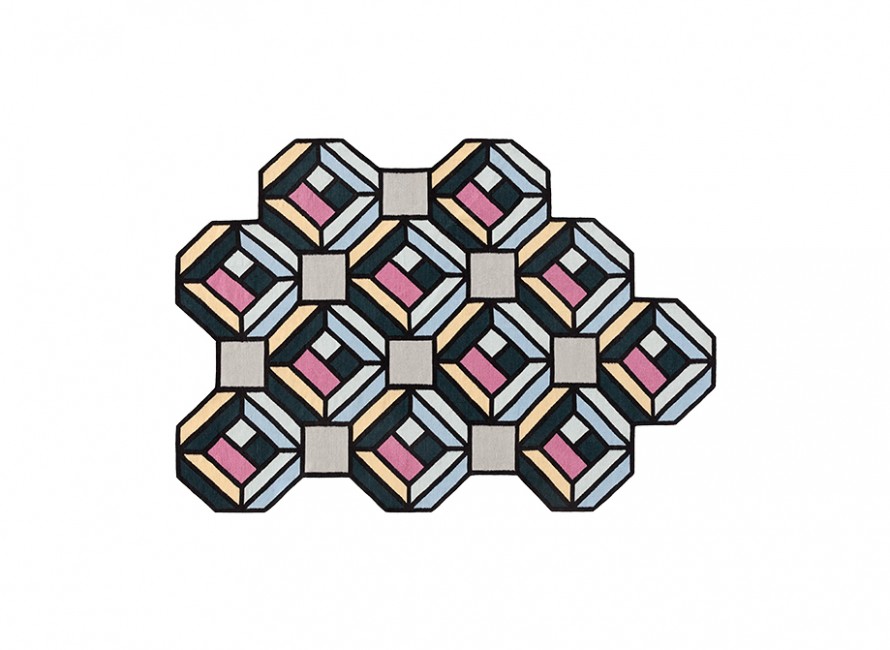 Gan Rugs Parquet Tetragon Rug
