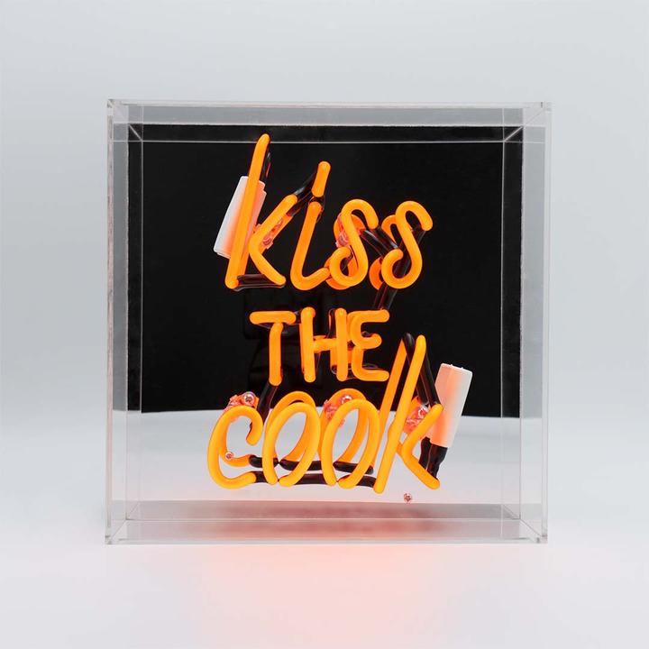 Neon Box KISS THE COOK