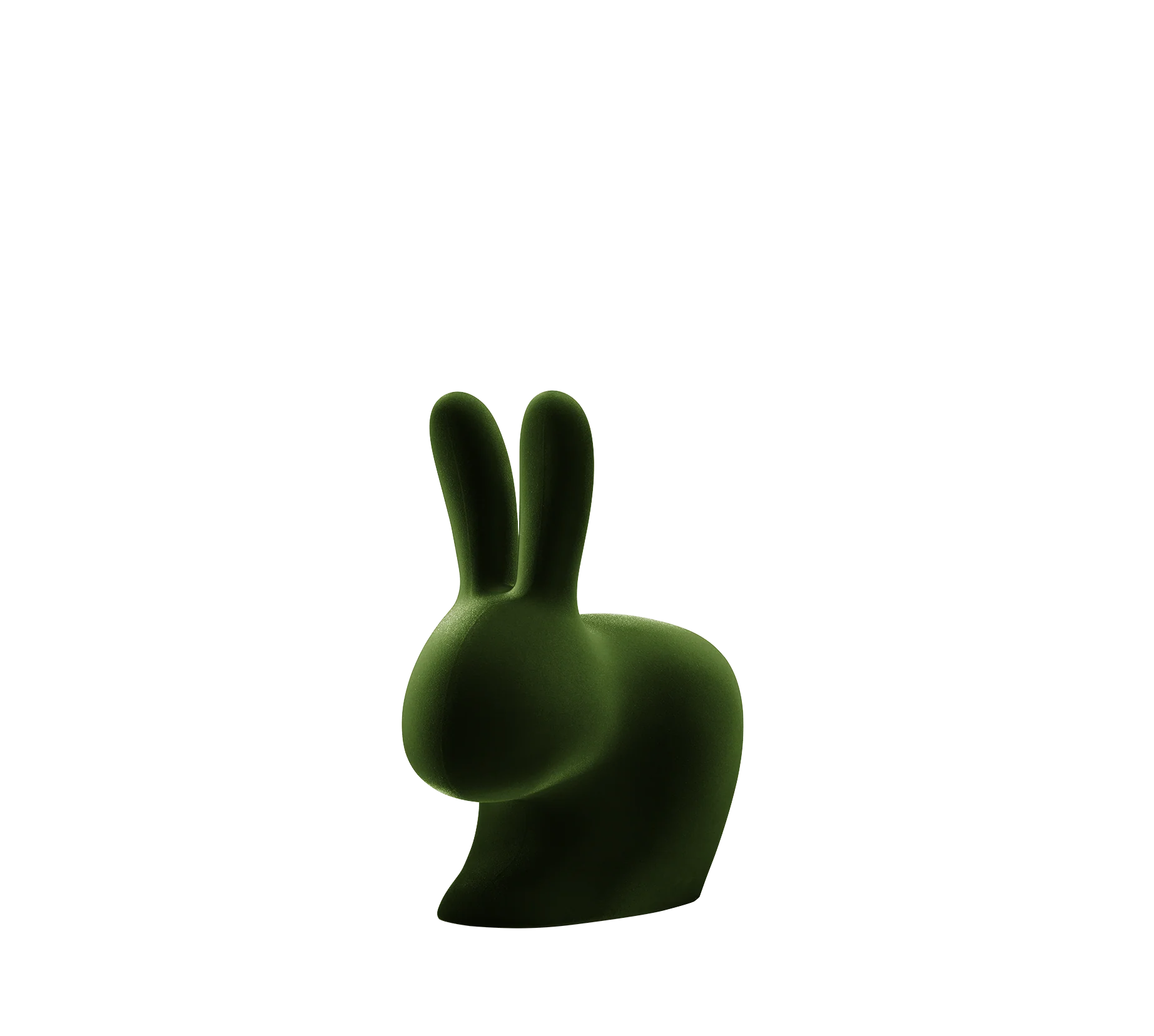 Qeeboo Rabbit XS Bookend Velvet Finish