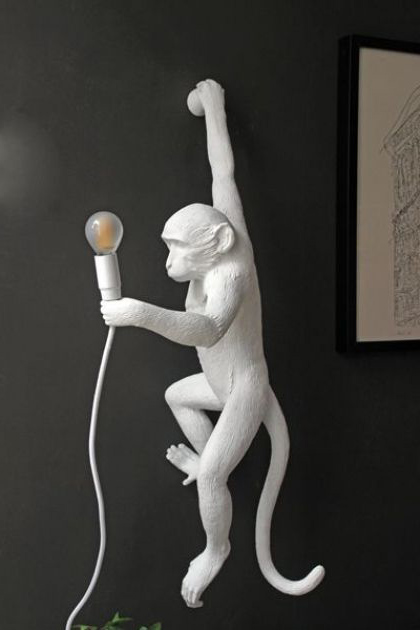Seletti Monkey Lamp Hanging Right Indoor
