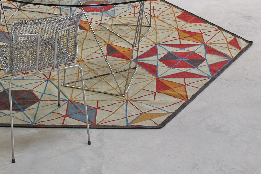 Gan Rugs Hexa Rug Orange