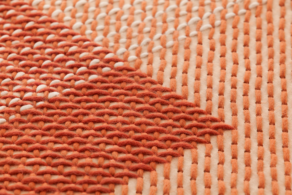 Gan Rugs Canevas Rug Geo Coral