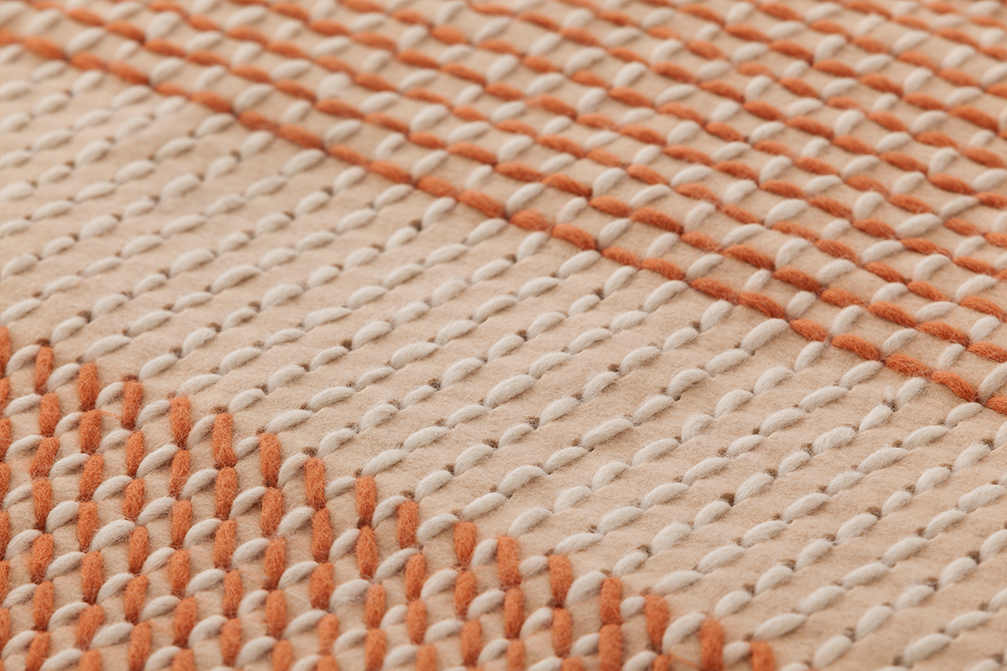 Gan Rugs Canevas Rug Geo Coral