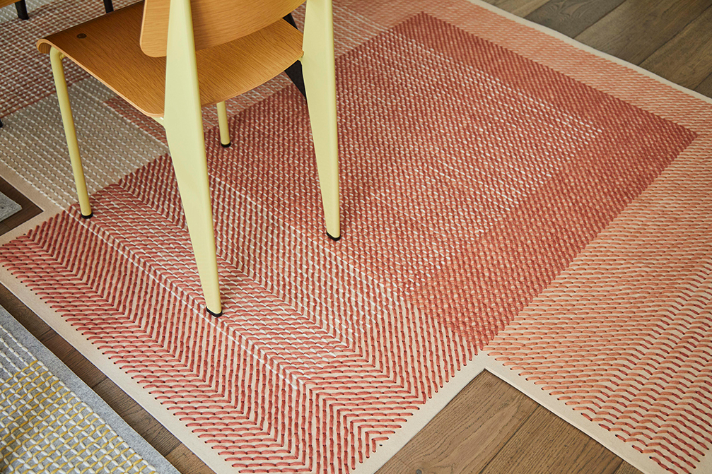 Gan Rugs Canevas Rug Geo Coral