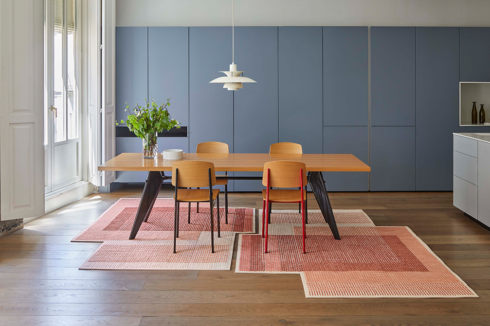 Gan Rugs Canevas Rug Geo Coral