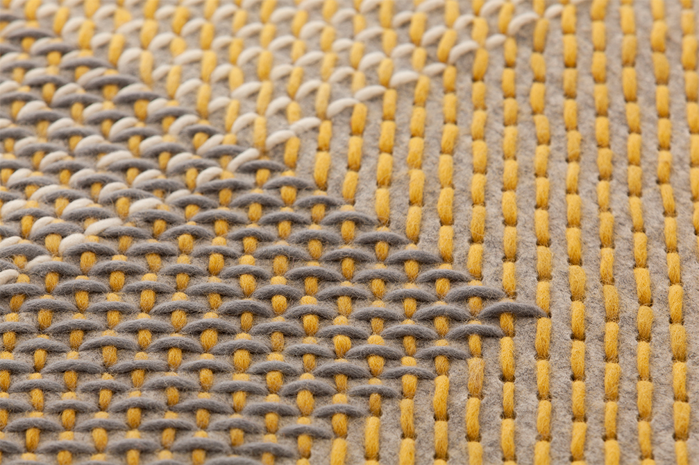 Gan Rugs Canevas Rug Geo Grey