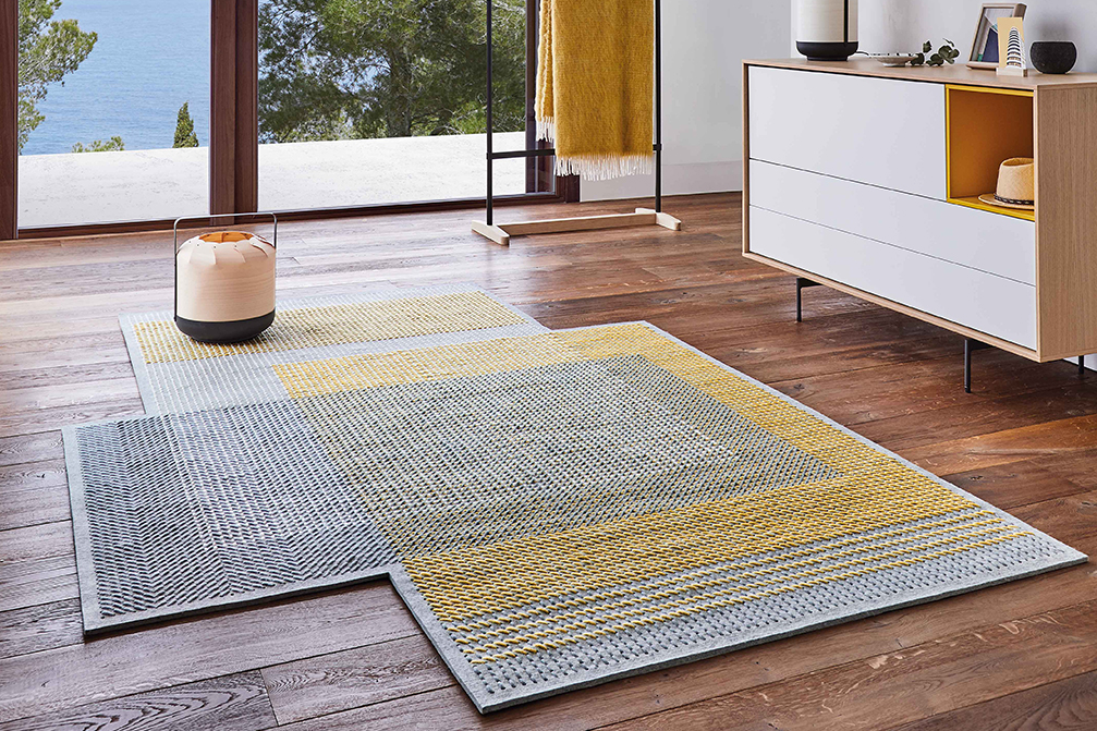Gan Rugs Canevas Rug Geo Grey