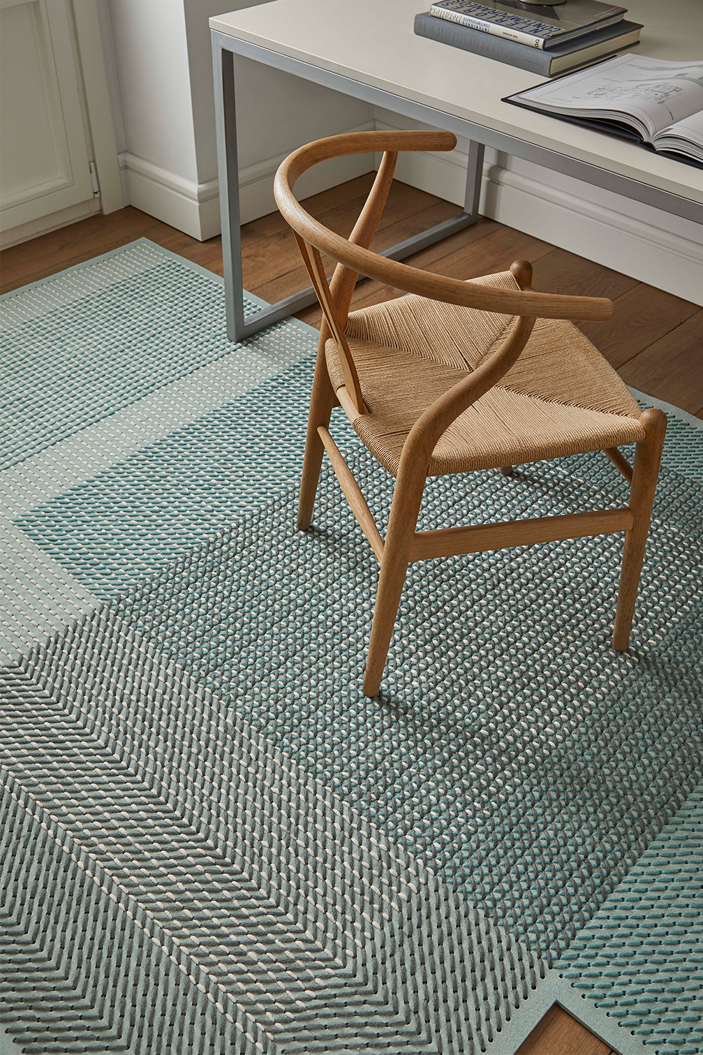 Gan Rugs Canevas Rug Geo Green