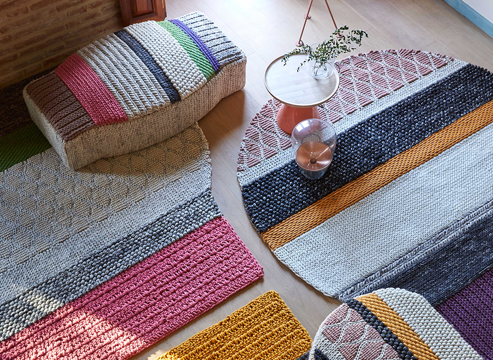 Gan Rugs Mangas Original Pouf Campana MP3