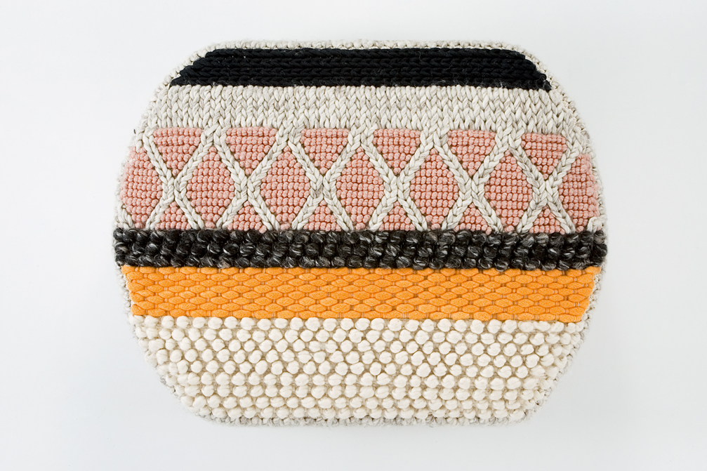 Gan Rugs Mangas Original Pouf Caramelo MP1