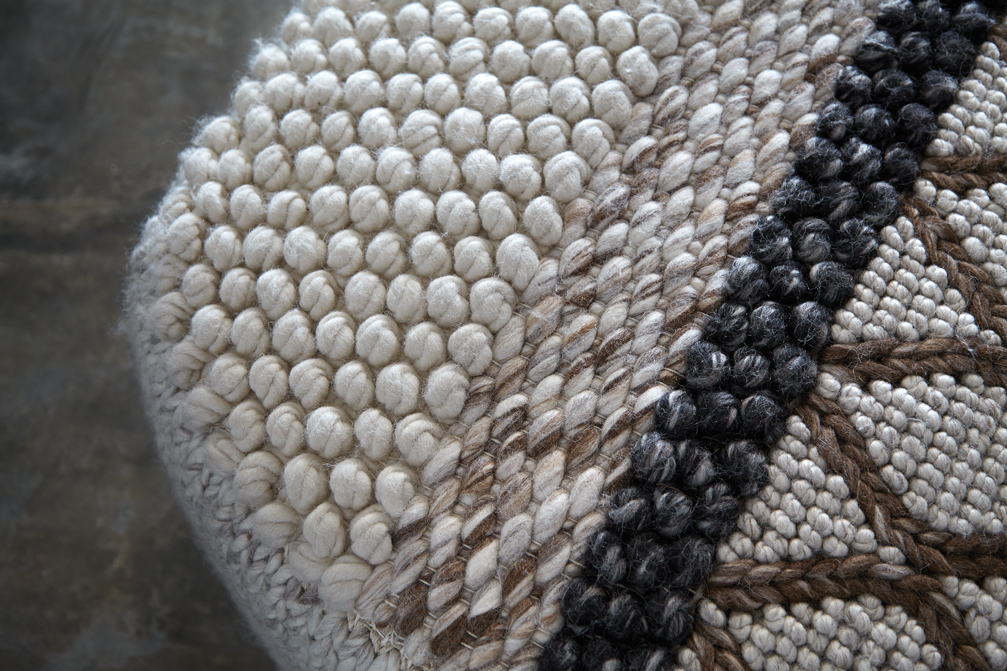 Gan Rugs Mangas Original Pouf Caramelo MP1N