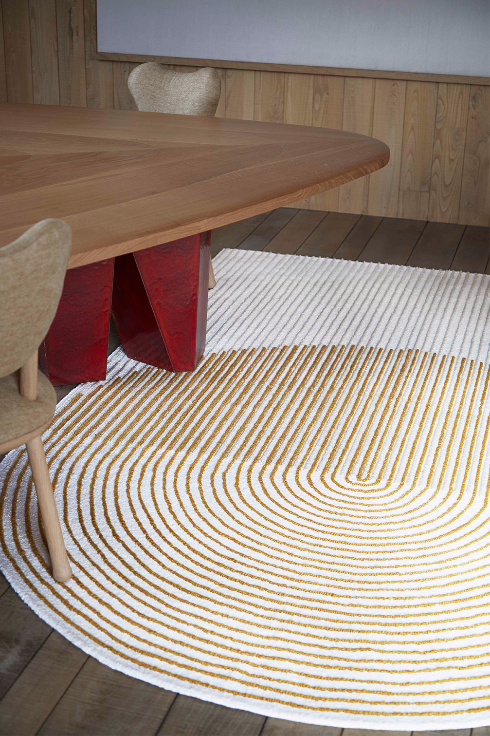 Gan Rugs Ply Rug Yellow