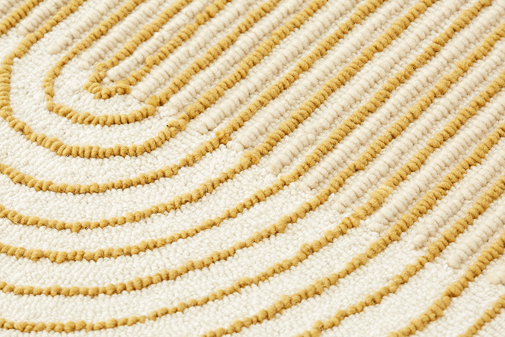 Gan Rugs Ply Rug Yellow