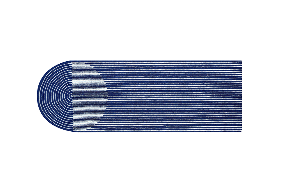 Gan Rugs Ply Rug Blue