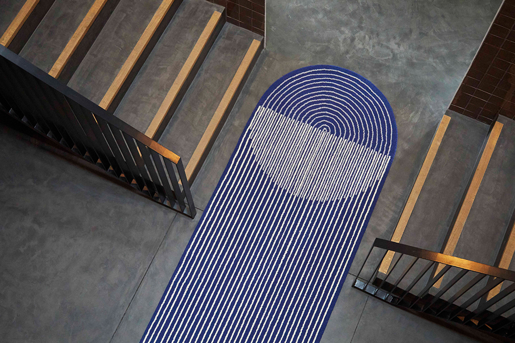 Gan Rugs Ply Rug Blue