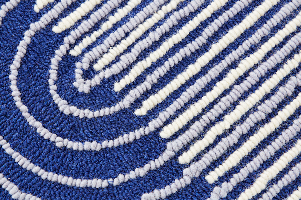 Gan Rugs Ply Rug Blue