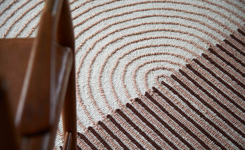 Gan Rugs Ply Rug Pink