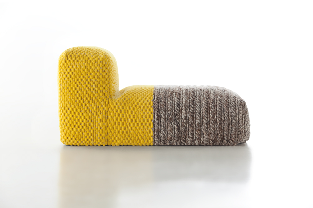 Gan Rugs Mangas Space Module Plait Yellow