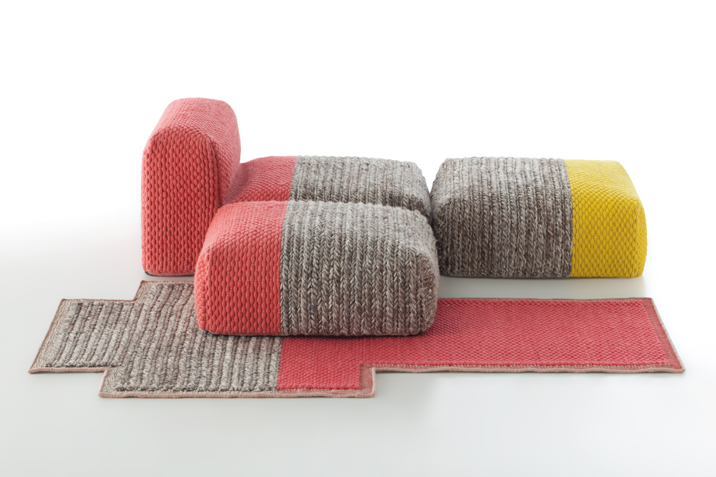 Gan Rugs Mangas Space Module Plait Coral