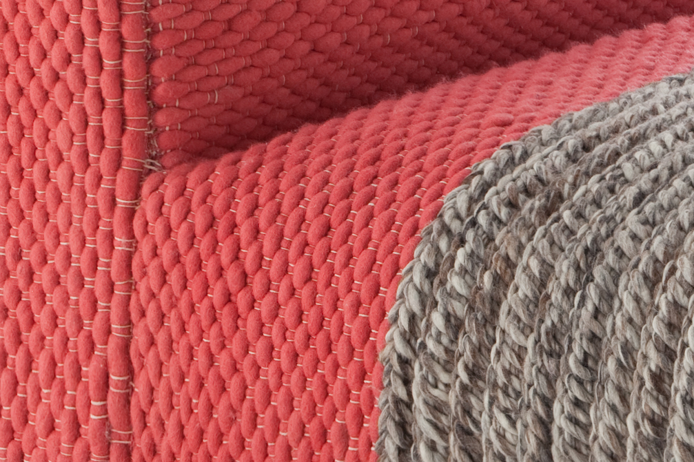 Gan Rugs Mangas Space Module Plait Coral