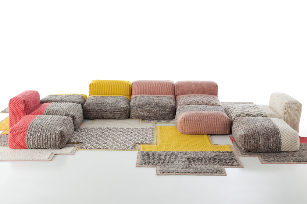 Gan Rugs Mangas Space Module Plait Coral