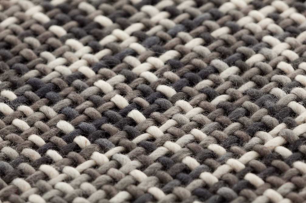 Gan Rugs Lama Rug Grey